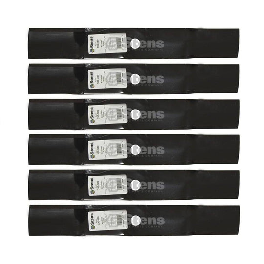 Stens Genuine Part 330 - 389 Mulching Blade Pack of 6 - SLE Equipment - 1