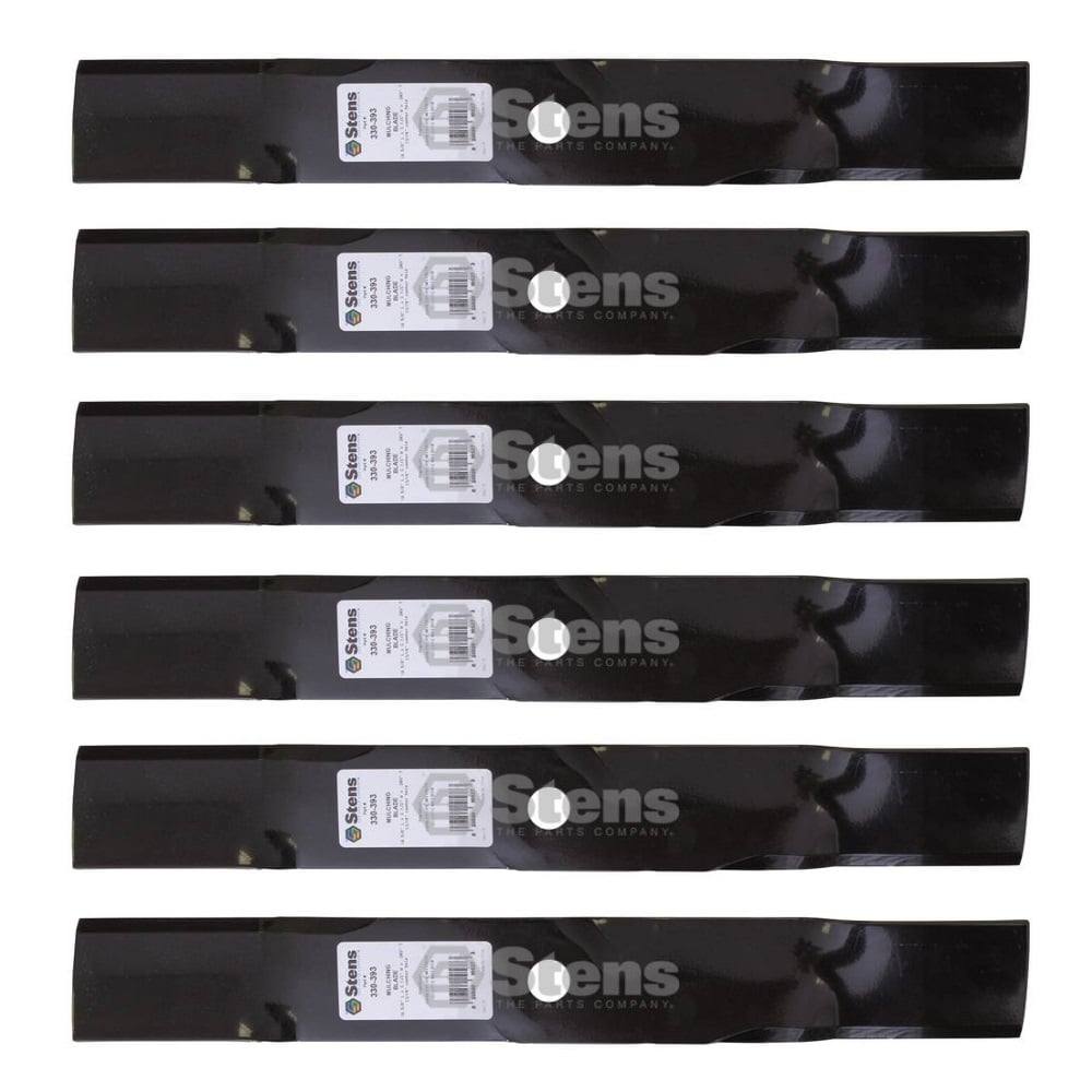Stens Genuine Part 330 - 393 Mulching Blade Pack of 6 - SLE Equipment - 1