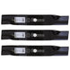 Stens Genuine Part 330 - 437 Hi - Lift Blade Pack of 3 - SLE Equipment - 1