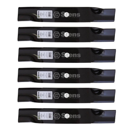 Stens Genuine Part 330 - 437 Hi - Lift Blade Pack of 6 - SLE Equipment - 1