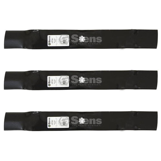 Stens Genuine Part 330 - 441 Mulching Blade Pack of 3 - SLE Equipment - 1