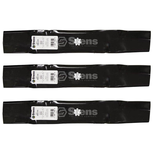 Stens Genuine Part 330 - 445 Hi - Lift Blade Pack of 3 - SLE Equipment - 2