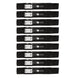 Stens Genuine Part 330 - 445 Hi - Lift Blade Pack of 9 - SLE Equipment - 1