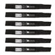 Stens Genuine Part 330 - 453 Hi - Lift Blade Pack of 6 - SLE Equipment - 1