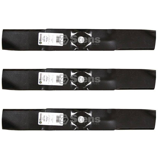 Stens Genuine Part 330 - 489 Medium - Lift Blade Pack of 3 - SLE Equipment - 2