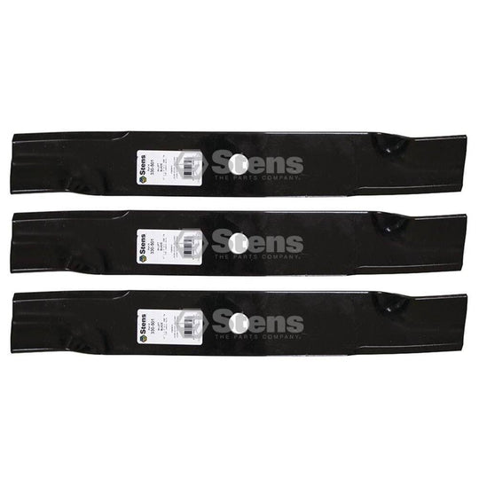 Stens Genuine Part 330 - 501 Hi - Lift Blade Pack of 3 - SLE Equipment - 2