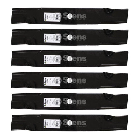 Stens Genuine Part 330 - 501 Hi - Lift Blade Pack of 6 - SLE Equipment - 1