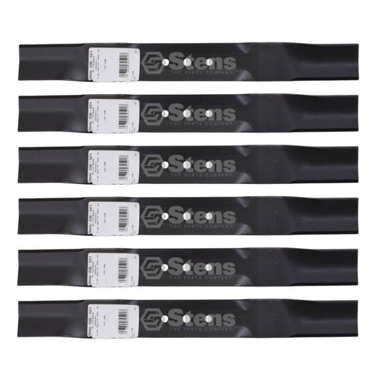 Stens Genuine Part 330 - 521 Hi - Lift Blade Pack of 6 - SLE Equipment - 1