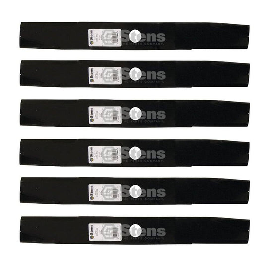 Stens Genuine Part 330 - 552 Hi - Lift Blade Pack of 6 - SLE Equipment - 1