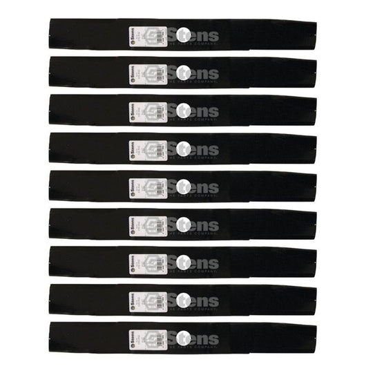Stens Genuine Part 330 - 552 Hi - Lift Blade Pack of 9 - SLE Equipment - 1