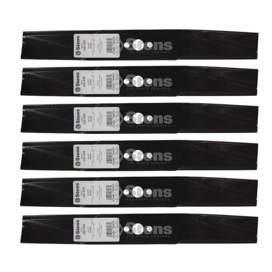 Stens Genuine Part 330 - 555 Hi - Lift Blade Pack of 6 - SLE Equipment - 1