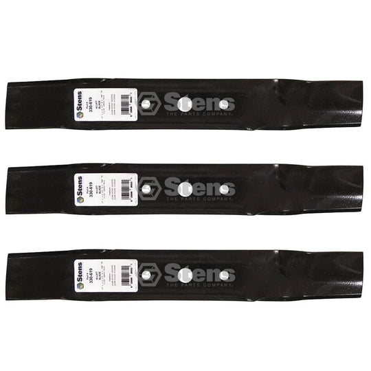 Stens Genuine Part 330 - 619 Hi - Lift Blade Pack of 3 - SLE Equipment - 2