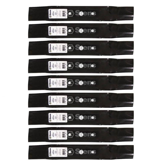 Stens Genuine Part 330 - 619 Hi - Lift Blade Pack of 9 - SLE Equipment - 1