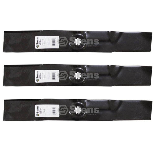 Stens Genuine Part 330 - 704 Medium - Lift Blade Pack of 3 - SLE Equipment - 2