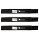 Stens Genuine Part 330 - 728 Hi - Lift Blade Pack of 3 - SLE Equipment - 2