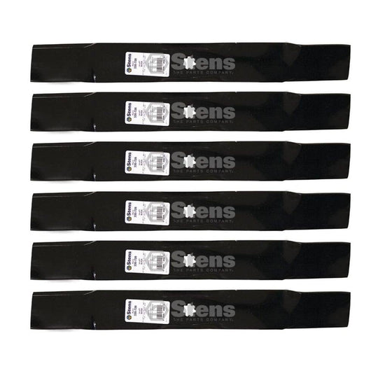 Stens Genuine Part 330 - 728 Hi - Lift Blade Pack of 6 - SLE Equipment - 1