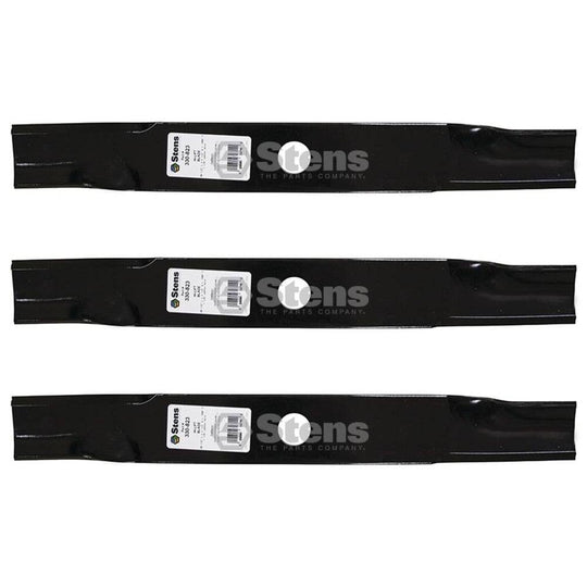 Stens Genuine Part 330 - 823 Hi - Lift Blade Pack of 3 - SLE Equipment - 1