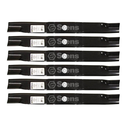 Stens Genuine Part 330 - 827 Hi - Lift Blade Pack of 6 - SLE Equipment - 1