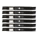 Stens Genuine Part 330 - 827 Hi - Lift Blade Pack of 6 - SLE Equipment - 1