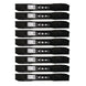 Stens Genuine Part 330 - 845 Hi - Lift Blade Pack of 9 - SLE Equipment - 1