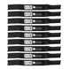 Stens Genuine Part 335 - 016 Hi - Lift Blade Pack of 9 - SLE Equipment - 1