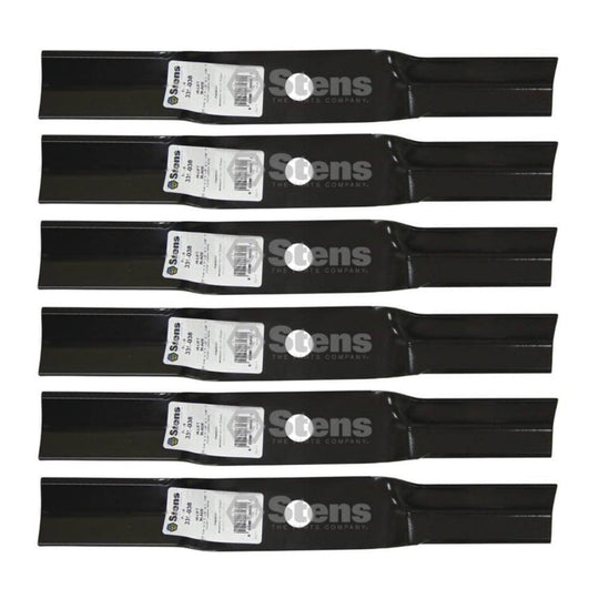 Stens Genuine Part 335 - 038 Hi - Lift Blade Pack of 6 - SLE Equipment - 1