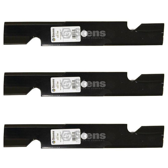 Stens Genuine Part 335 - 168 Notched Air - Lift Blade Pack of 3 - SLE Equipment - 2