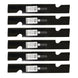 Stens Genuine Part 335 - 168 Notched Air - Lift Blade Pack of 6 - SLE Equipment - 1