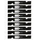Stens Genuine Part 335 - 168 Notched Air - Lift Blade Pack of 9 - SLE Equipment - 1