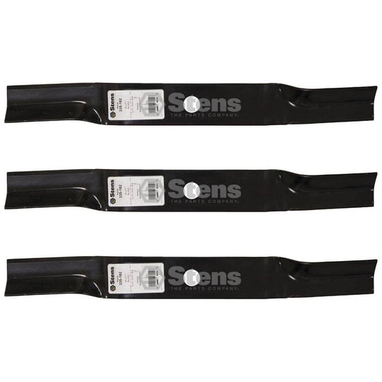 Stens Genuine Part 335 - 182 Hi - Lift Blade Pack of 3 - SLE Equipment - 1