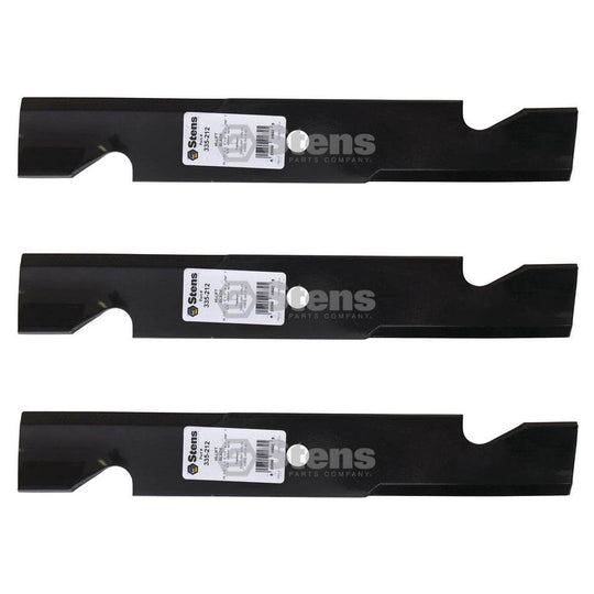 Stens Genuine Part 335 - 212 Hi - Lift Blade Pack of 3 - SLE Equipment - 2