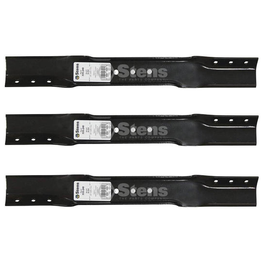 Stens Genuine Part 335 - 240 Hi - Lift Blade Pack of 3 - SLE Equipment - 2