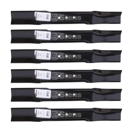 Stens Genuine Part 335 - 356 Hi - Lift Blade Pack of 6 - SLE Equipment - 1