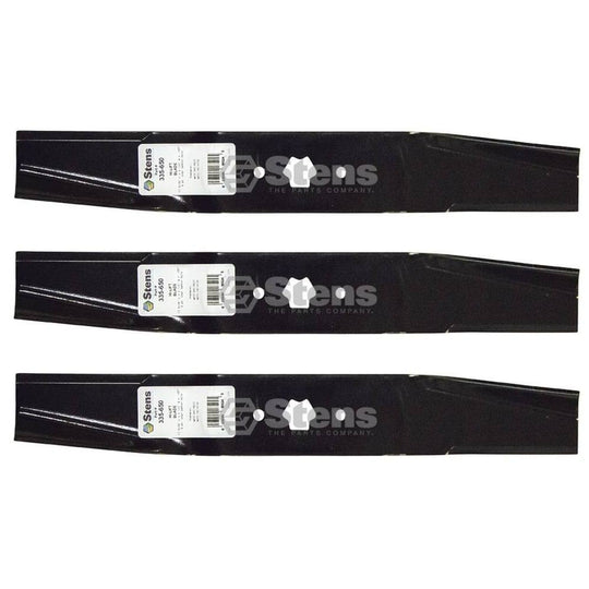 Stens Genuine Part 335 - 650 Hi - Lift Blade Pack of 3 - SLE Equipment - 2