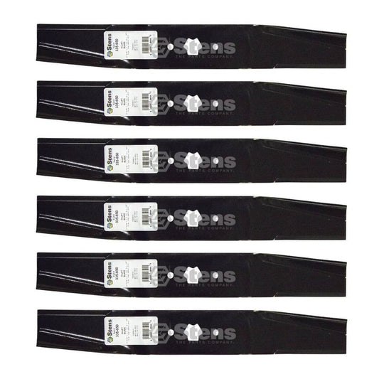 Stens Genuine Part 335 - 650 Hi - Lift Blade Pack of 6 - SLE Equipment - 1