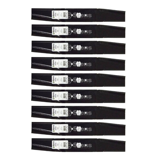 Stens Genuine Part 335 - 650 Hi - Lift Blade Pack of 9 - SLE Equipment - 1