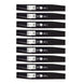 Stens Genuine Part 335 - 650 Hi - Lift Blade Pack of 9 - SLE Equipment - 1
