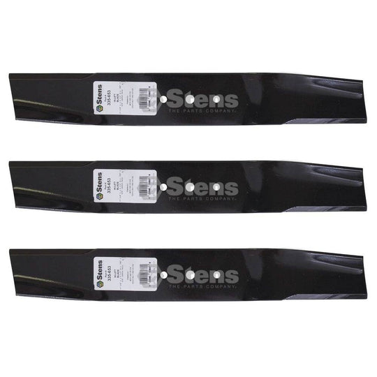 Stens Genuine Part 335 - 653 Hi - Lift Blade Pack of 3 - SLE Equipment - 2