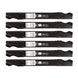 Stens Genuine Part 335 - 677 Hi - Lift Blade Pack of 6 - SLE Equipment - 2