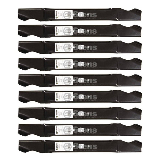 Stens Genuine Part 335 - 677 Hi - Lift Blade Pack of 9 - SLE Equipment - 1