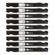 Stens Genuine Part 335 - 677 Hi - Lift Blade Pack of 9 - SLE Equipment - 1