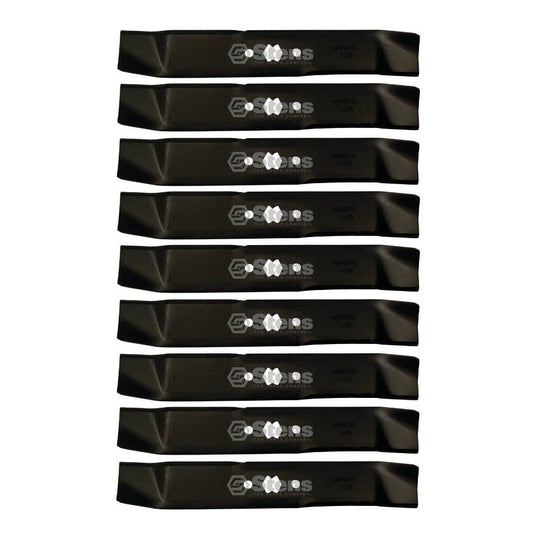 Stens Genuine Part 335 - 691 Hi - Lift Blade Pack of 9 - SLE Equipment - 1