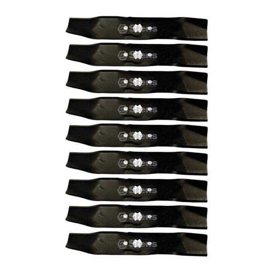 Stens Genuine Part 335 - 695 Hi - Lift Blade Pack of 9 - SLE Equipment - 1