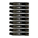 Stens Genuine Part 335 - 695 Hi - Lift Blade Pack of 9 - SLE Equipment - 1