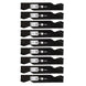 Stens Genuine Part 335 - 719 Hi - Lift Blade Pack of 9 - SLE Equipment - 1