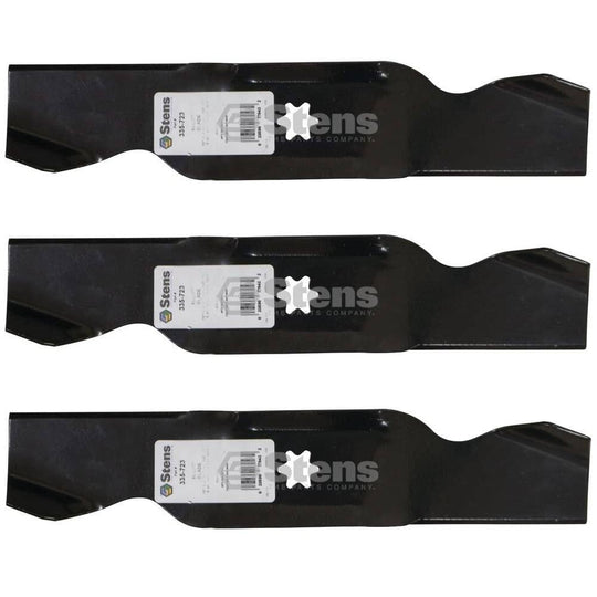 Stens Genuine Part 335 - 723 Hi - Lift Blade Pack of 3 - SLE Equipment - 2