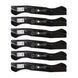 Stens Genuine Part 335 - 757 Hi - Lift Blade Pack of 6 - SLE Equipment - 1