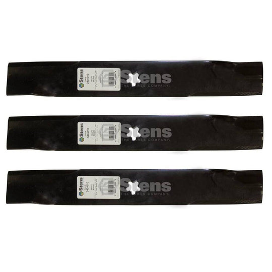 Stens Genuine Part 340 - 010 Hi - Lift Blade Pack of 3 - SLE Equipment - 2
