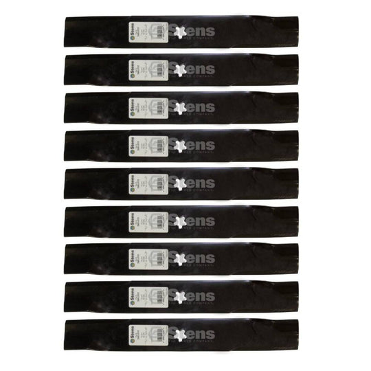 Stens Genuine Part 340 - 010 Hi - Lift Blade Pack of 9 - SLE Equipment - 1