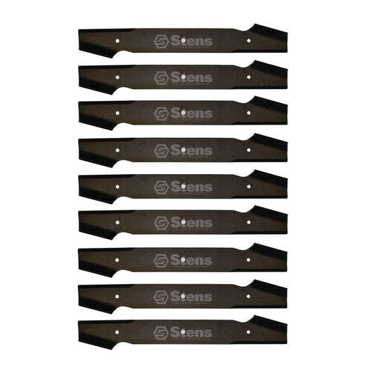 Stens Genuine Part 340 - 022 Hi - Lift Blade Pack of 9 - SLE Equipment - 1